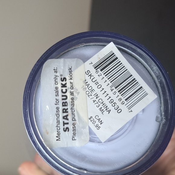 Starbucks Holiday 2020 White Silver Glitter Ombre Grande 16 oTumbler - Picture 4 of 7